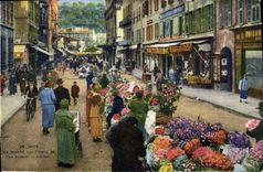 CPA Nice Le Marche aux Fleurs 