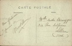 CPA Le Treport Tempete Phare
