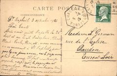 CPA St Raphael Var Vue generale Etude artistique 