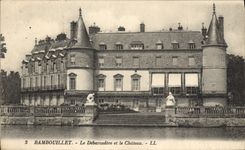 CPA Rambouillet Le Debarcadere et le Chateau 