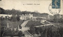 CPA Valence Parc Jouvet 