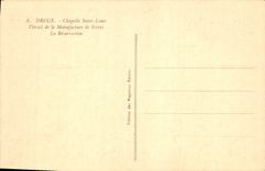 CPA Dreux Chapelle Saint Louis Vitrail de la Manufacture de Sevres 