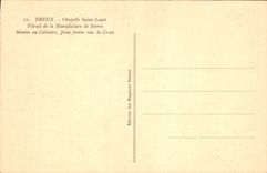 CPA Dreux Chapelle Saint Louis Vitrail de la Manufacture de Sevres 