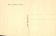 CPA Dreux Chapelle Saint Louis Le Choeur 