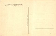 CPA Dreux Chapelle Saint Louis Tombeau de Louis Philippe par Mercier 