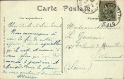 CPA Dieppe La Plage et le Casino a l'heure des Bains 