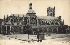 CPA Dieppe Eglise Saint Jacques Facade laterale 