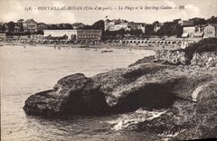 CPA Pontaillac Royan Cote d'Argent La Plage et le Sporting Casino 