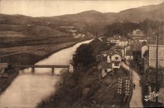 CPA Cambo les Bains B P la Nice le Pont et le Quartier du Fronton 