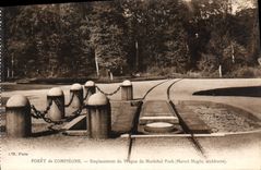 CPA Foret de Compiegne Emplacement du Wago du Marechal Foch Marcel Mages architecte 