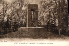 CPA Foret de Compiegne Armistice le Monument par Edgar Brand 