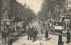 CPA Marseille le Cours Belsunce Tramway