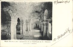 CPA Mont Major Interieur de la Chapelle de St Cesaire 