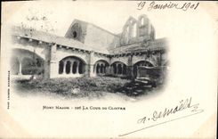 CPA Mont Major la Cour du Cloitre 