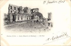CPA Environs d'Arles Ancien Monastere de Montmajor 