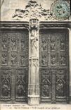 CPA Aix en Provence Porte Sculptee de la Cathedrale 