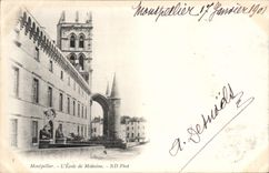CPA Montpellier l'Ecole de Madecine 