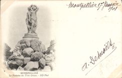 CPA Montpellier La Fontaine des Trois Graces 