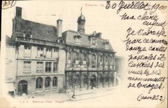 CPA Troyes le Hotel Ville Troyes 