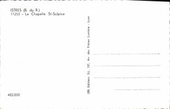 CPM Istres B du R La Chapelle St Sulpice 