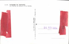 CPM Paysages de Provence Les Fouilles de Glanum et les Alpilles 