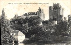 CPA Ciron Indre Le Chateau et le Donjon de Romefort 