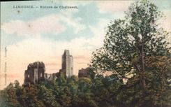 CPA Limousin Ruines de Chalusset 