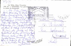 CPA Les Belles Alpes Francaises Grenoble vue generale et la chaine de Belledonne 