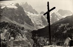 CPA La Grave la Meije vue de la Chapelle des Terrasses 