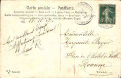 CPA Bonne Annee Fleurs