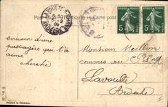 CPA Bonne Annee Fleurs