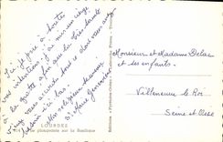 CPA Lourdes vue plongeante sur la Basilique 