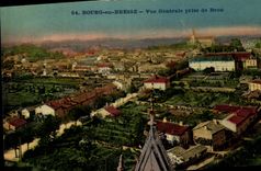 CPA Bourg en Bresse vue generale prise de Brou 