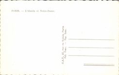 CPA Paris l'Abside et Notre Dame 