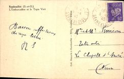 CPA Rambouillet S et O l'Embarcadere et le Tapis Vert