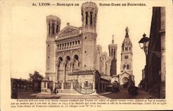 CPA Lyon Basilique de Notre Dame de Fourviere 