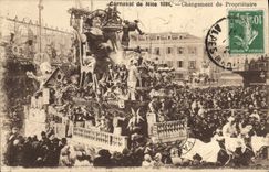 CPA Carnaval de Nice 1924 Changement de Proprietaire 