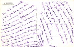 CPA Lourdes Entree du Rosaire 