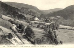 CPA La Bourboule la Vallee de La Bourboule et la Route de la Tour 