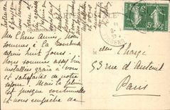 CPA L'Auvergne Puy de Dome La Bourboule les Lacets de la roche des Fees 