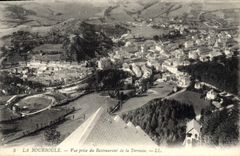 CPA La Bourboule vue prise du restaurant de la Terrasse 