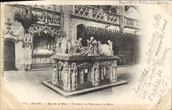 CPA Bourg Eglise de Brou Tombeau de Philibert le Beau 