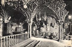 CPA Le Puy Rocher d'Espaly interieure de la Grotte Saint Joseph 
