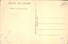 CPA Musee du Louvre la Belle Jardiniere 