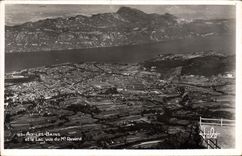 CPA Aix les Bains et le Lac vus du Mt Revard 