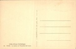 CPA Cote d'Azur Artistique Nice le Jardin du Monastere de Cimiez