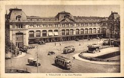 CPA Toulouse la Gare Matabiau 