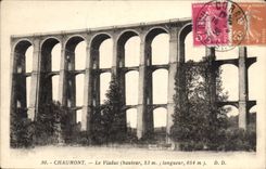 CPA Chaumont le Viaduc 