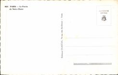 CPA Paris le Parvis de Notre Dame 