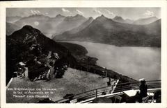 CPA Telepherique de Veyrier le Lac d'Annecy et le Massif des Bauges 